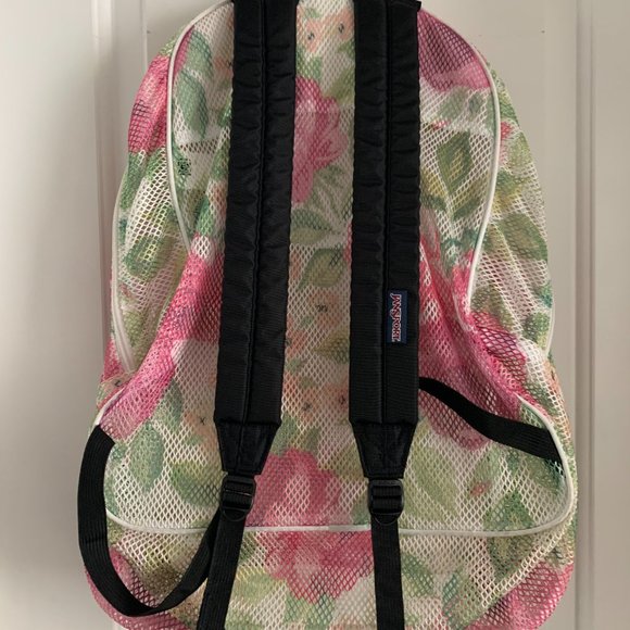 Jansport net flowers pattern backpack - Picture 5 of 5